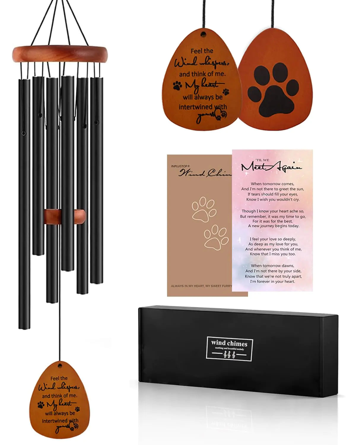 "In Loving Memory” Dog Memorial Wind Chime – A Gentle Tribute to Your Best Friend