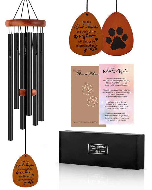 "In Loving Memory” Dog Memorial Wind Chime – A Gentle Tribute to Your Best Friend